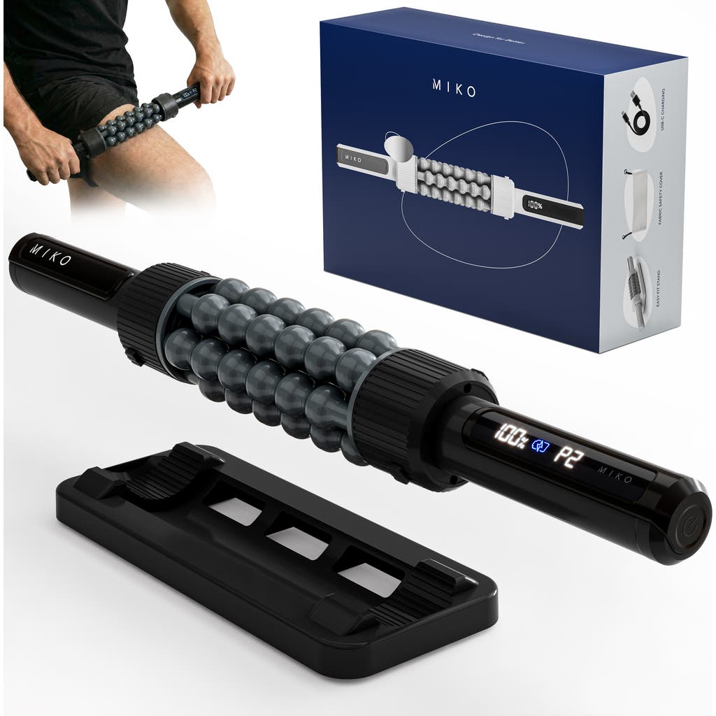 Miko Swift Rolling Percussive Massager With 5 Speeds In Black