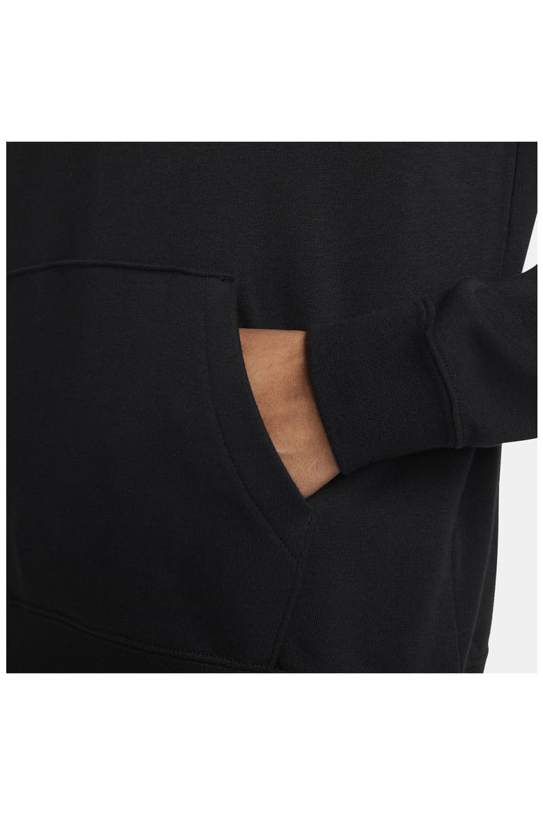 Sportswear Club Fleece Hoodie, Alternate, color, 010 BLACK/WHITE