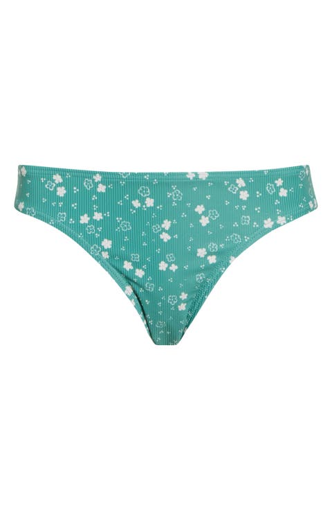 In The Green Low Rise Bikini Bottoms