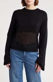 Love By Design Apollo Open Knit Pullover