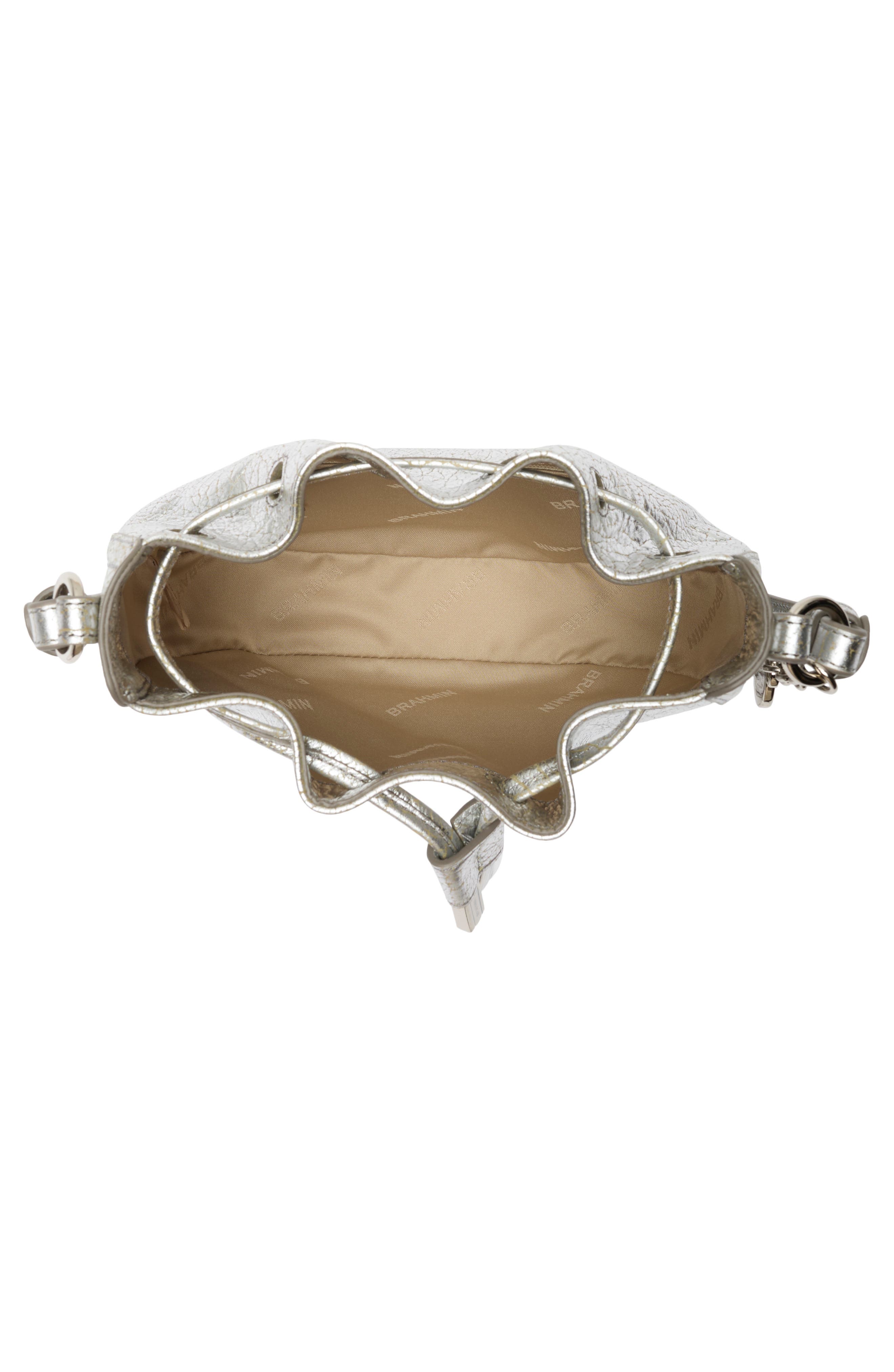 Eliana Leather Crossbody Bag, Alternate, color, SILVER DUCHESS