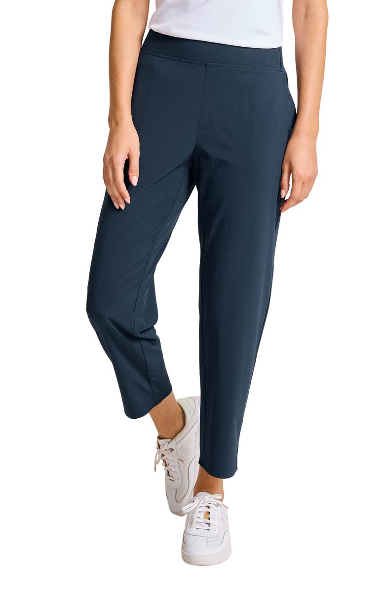 Tommy Bahama Alicia Easy Crop Pants, Main, color, Dark Sapphire