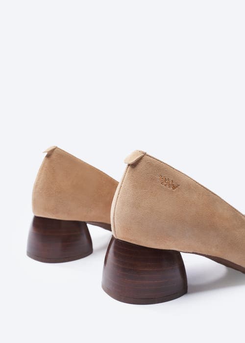 Viscata Milan Suede Heels In Camel