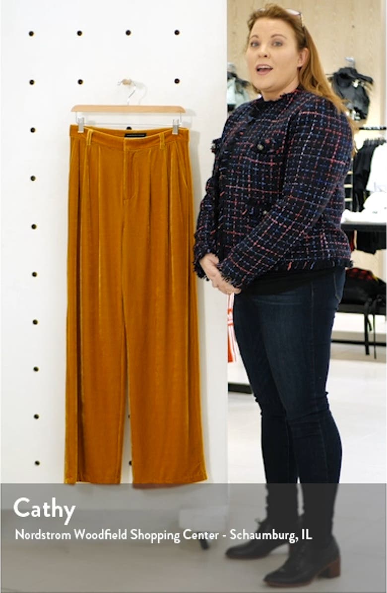 Velvet Wide Leg Pants, sales video thumbnail