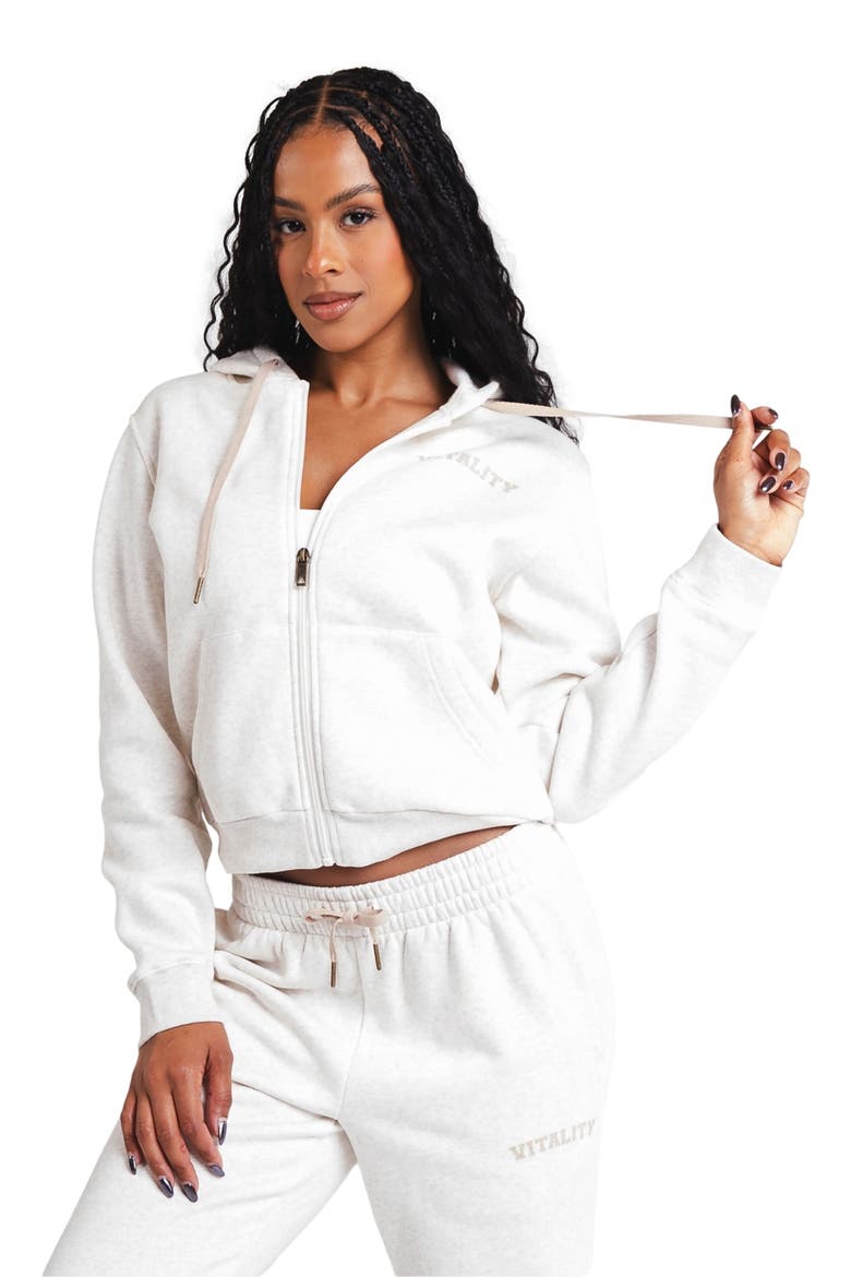 Cozy Women's Zip, Alternate, color, Oat Marl
