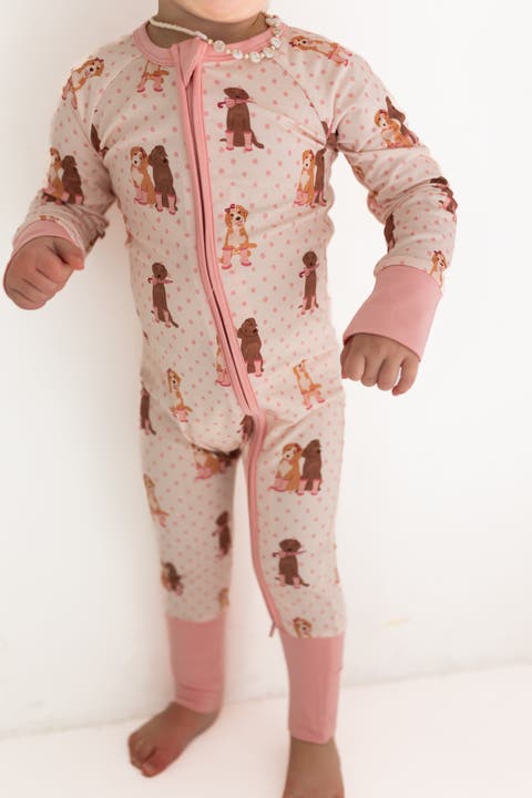 Pup Friends Zipper Romper