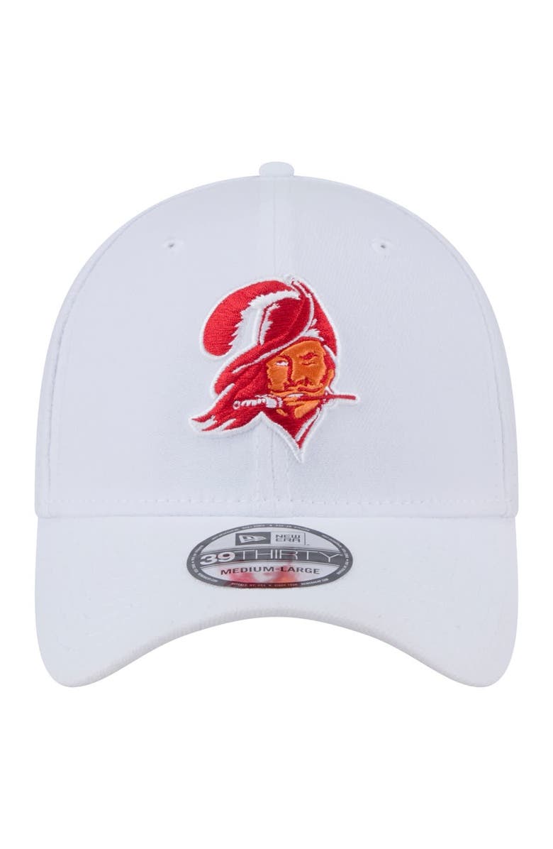New Era Men's New Era White Tampa Bay Buccaneers Throwback 39THIRTY Flex Hat, Alternate, color, 