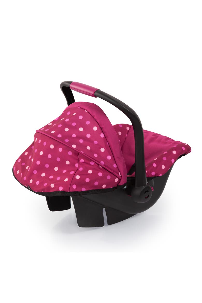 Baby Doll Deluxe Car Seat With Canopy, Alternate, color, Pink