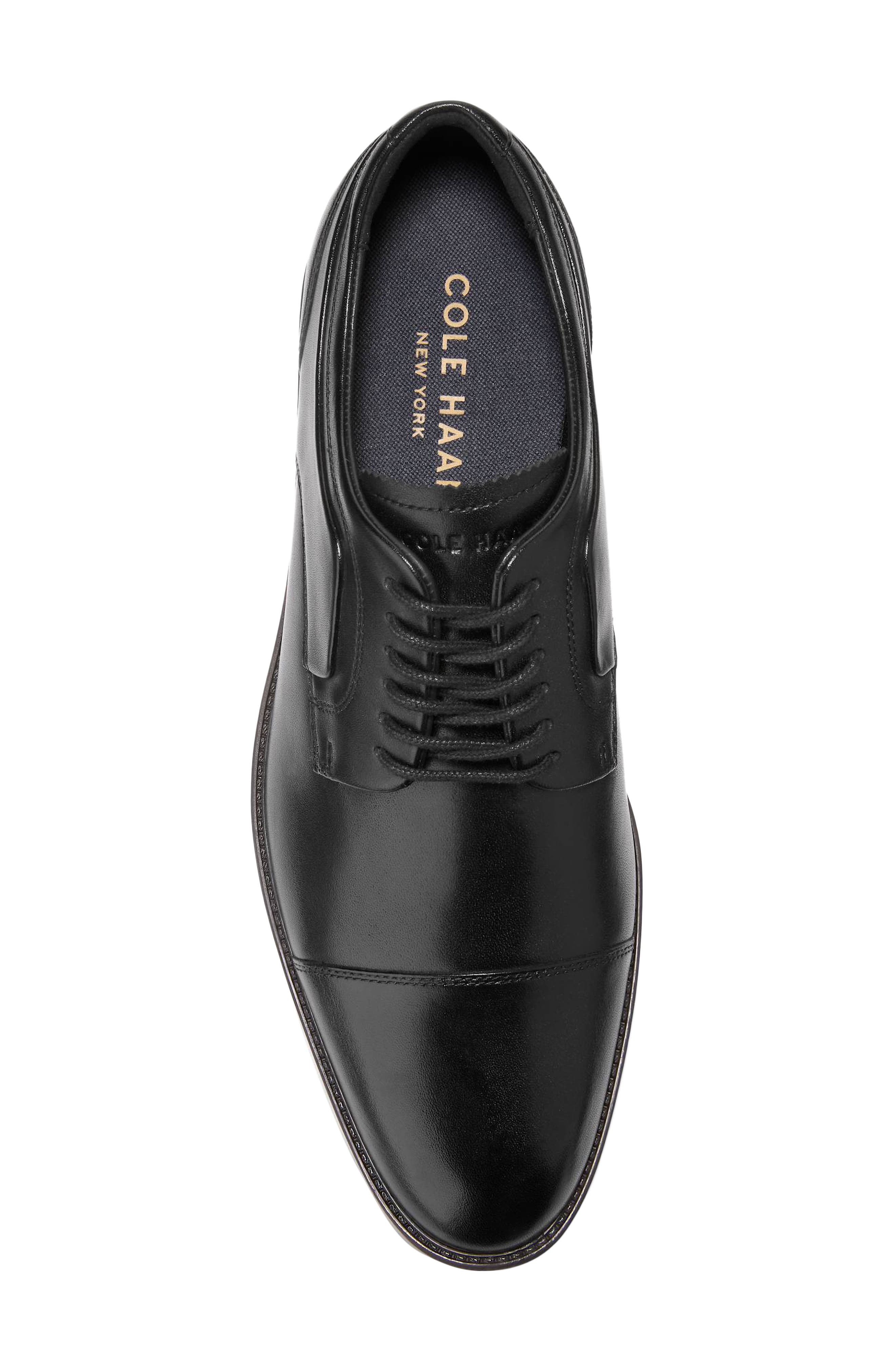 Barton Grand Cap Toe Derby, Alternate, color, BLACK / DEMITASSE