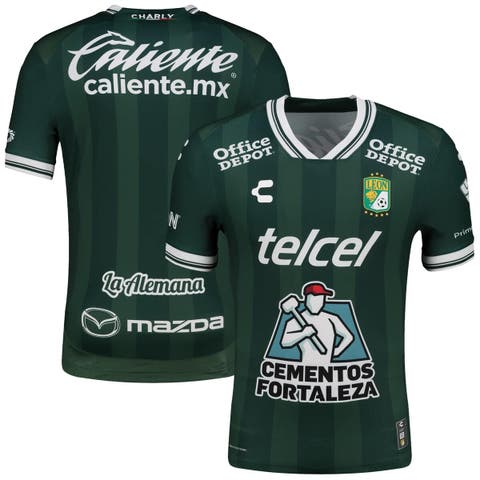 Men's Charly  Green Club Leon 2025/26 Home Authentic Jersey