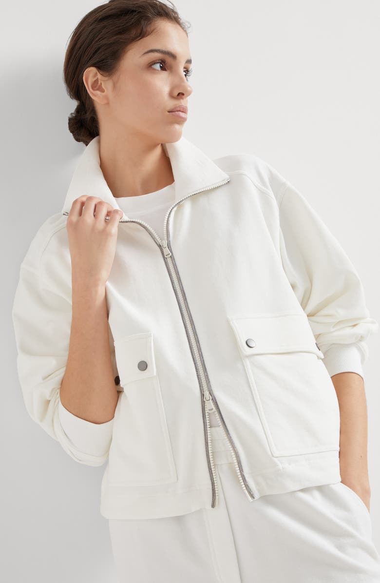 Brunello Cucinelli Cotton French terry sweatshirt, Alternate, color, 