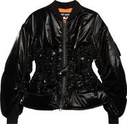 Junya Watanabe Ruched Bomber Puffer Jacket