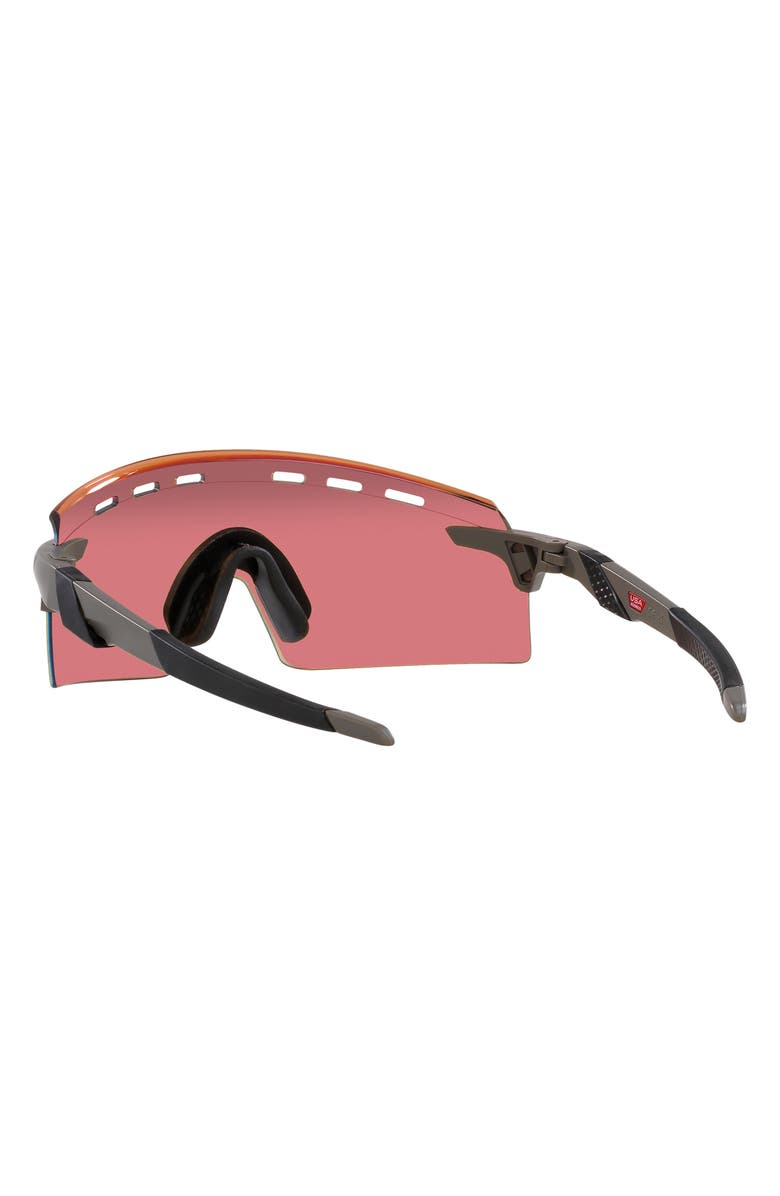 Oakley Encoder Strike Vented 136mm Prizm<sup>™</sup> Rimless Wrap Shield Sunglasses, Alternate, color, 