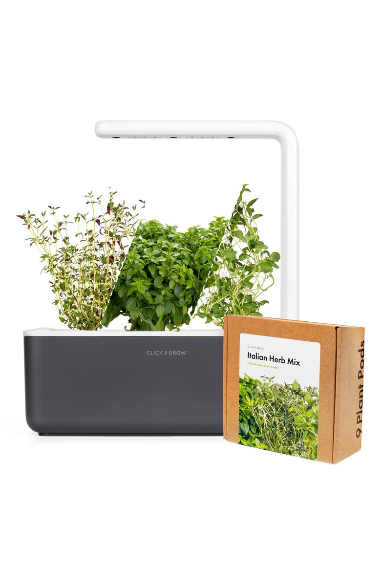 Click & Grow Smart Garden 3 Small Italian Herb Kit, Main, color,