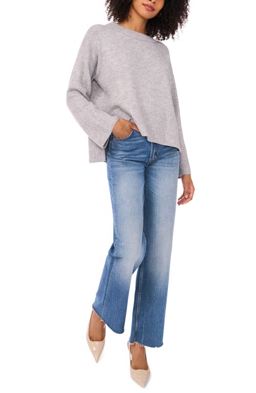 Vince Camuto Relaxed Crewneck Sweater In Gray