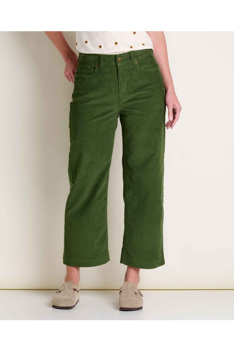 Coaster Cord Wide Leg Pant, Main, color, Epidote