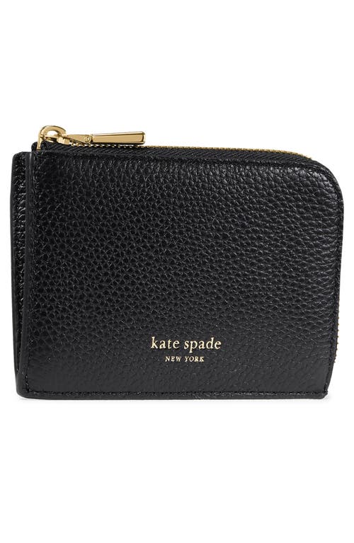 Kate Spade New York Mini Zip Card Case In Black