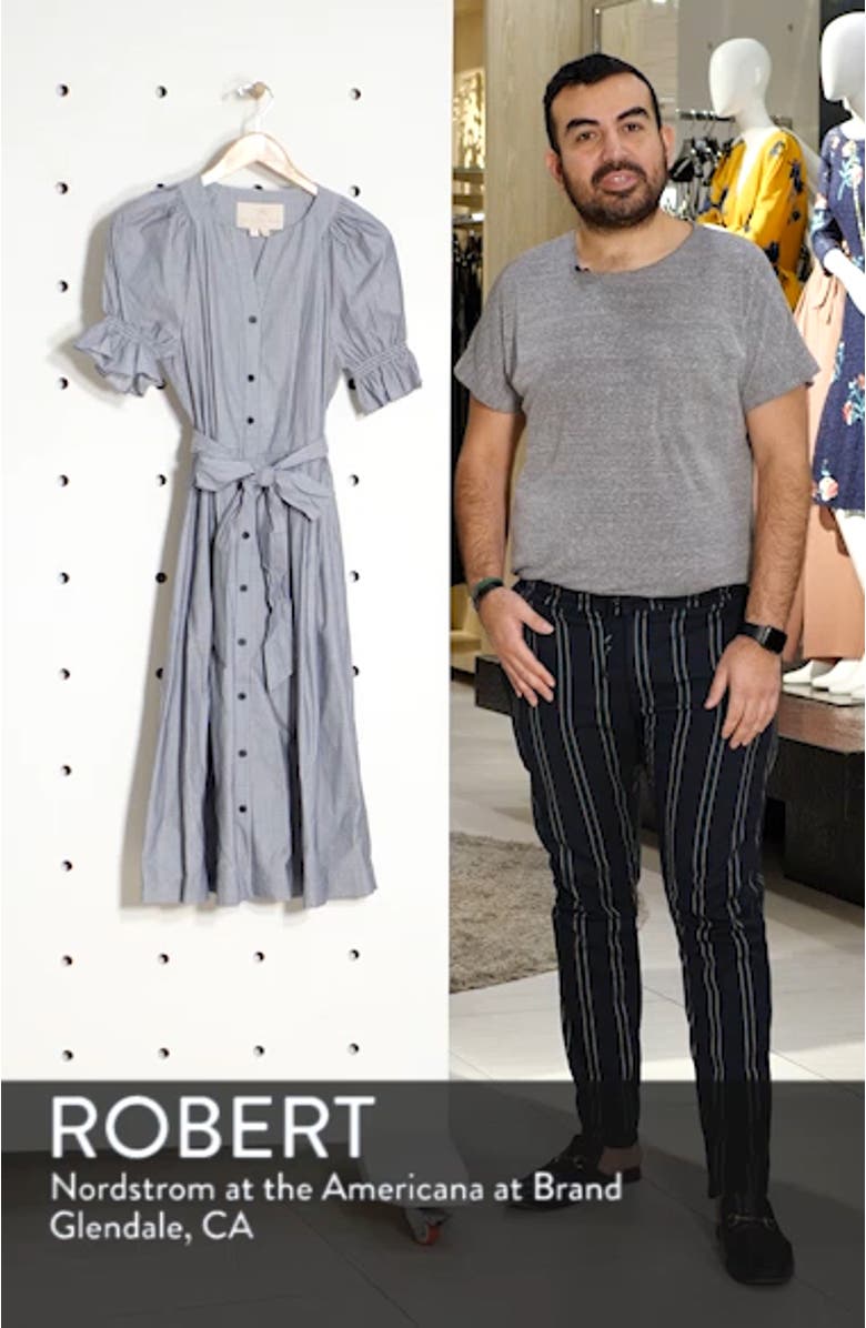 Daisy Cotton Dobby Shirtdress, sales video thumbnail