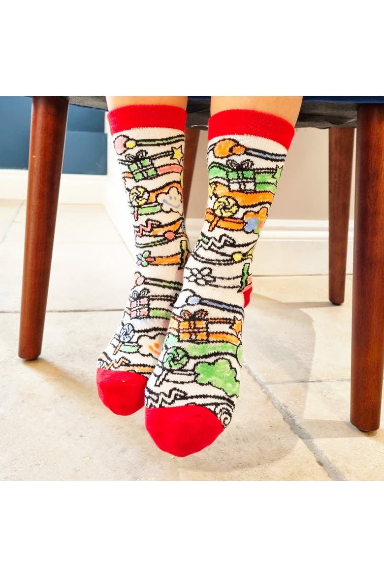Doodle Socks DIY Color Your Own Socks Craft Set, Kids 3+, Alternate, color, Multicolored