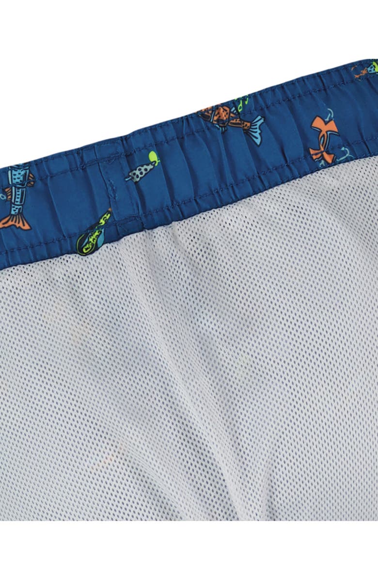 Under Armour Kids' Lure Ditsy Volley Swim Trunks, Alternate, color, Varsity Blue