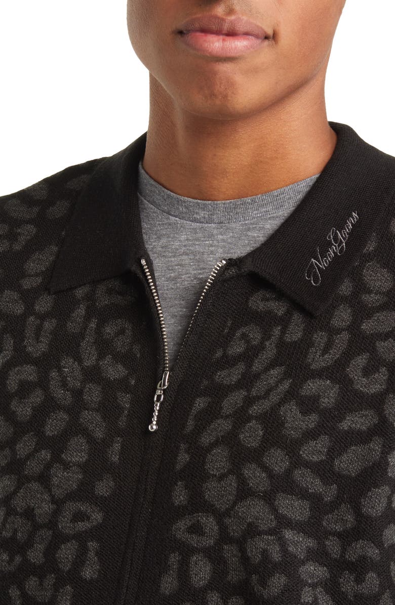 Noon Goons Uncle Bill's Wool Blend Zip Cardigan, Alternate, color,