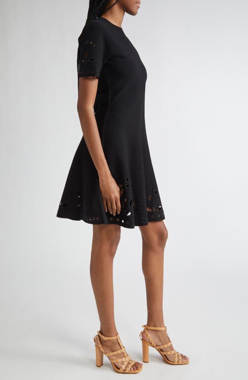 Ulla Johnson Fanna Eyelet Detail Knit Minidress