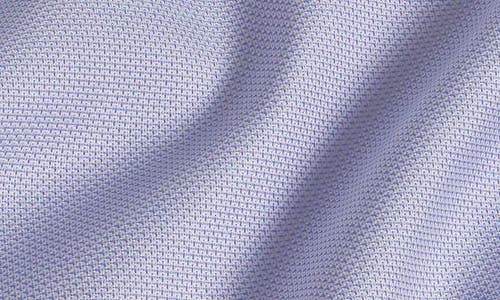 David Donahue Slim Fit Cotton Dress Shirt In Lilac/blue