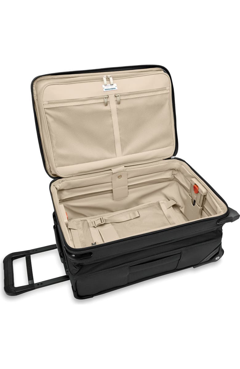 Briggs & Riley Baseline Essential 22-Inch Expandable 2-Wheel Carry-On Bag, Alternate, color, Black