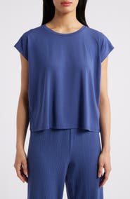 Eileen Fisher Short Sleeve Tencel® Lyocell T-Shirt