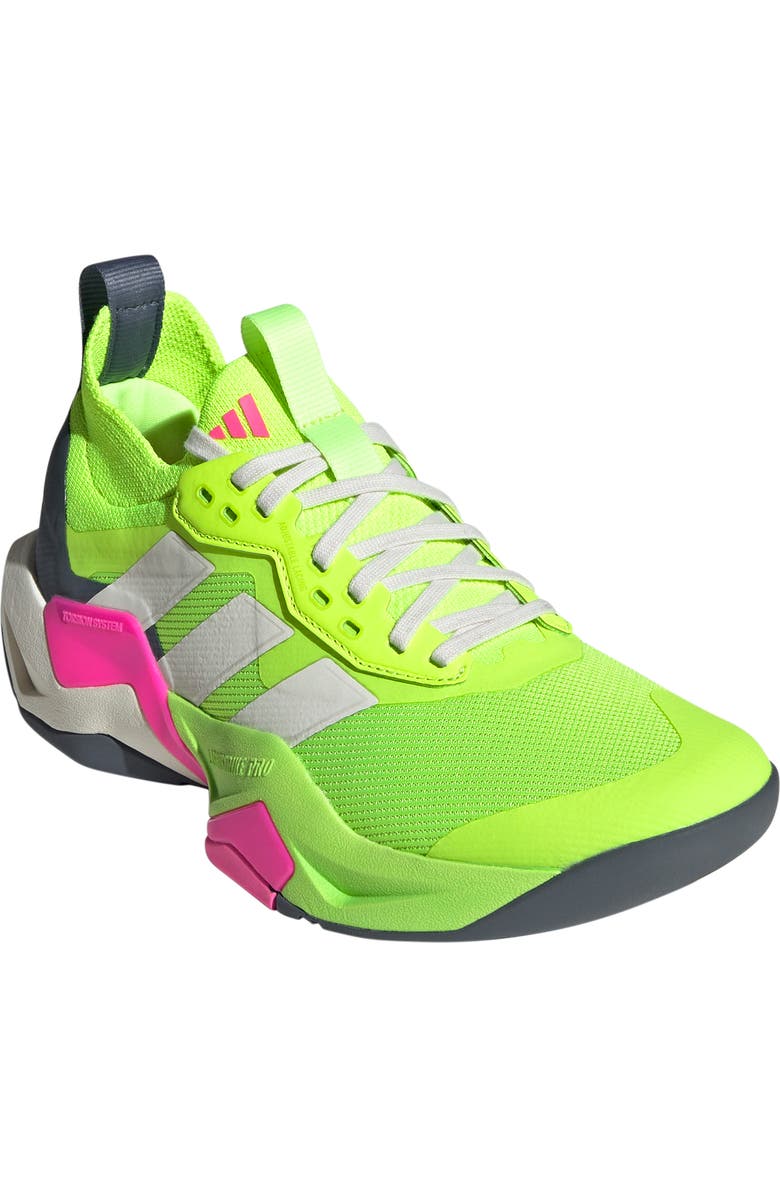 adidas Rapidmove Adv 2 HIIT Training Shoe, Main, color, Lemon/ Chalk White/Pink