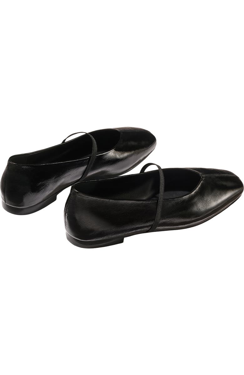 MARGAUX The Phoebe Flats, Alternate, color, Black Crinkle-Gloss Nappa