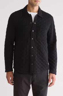 Perry Ellis Diamond Quilted Shirt Jacket