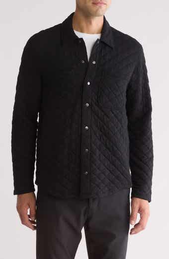 Perry Ellis Diamond Quilted Shirt Jacket