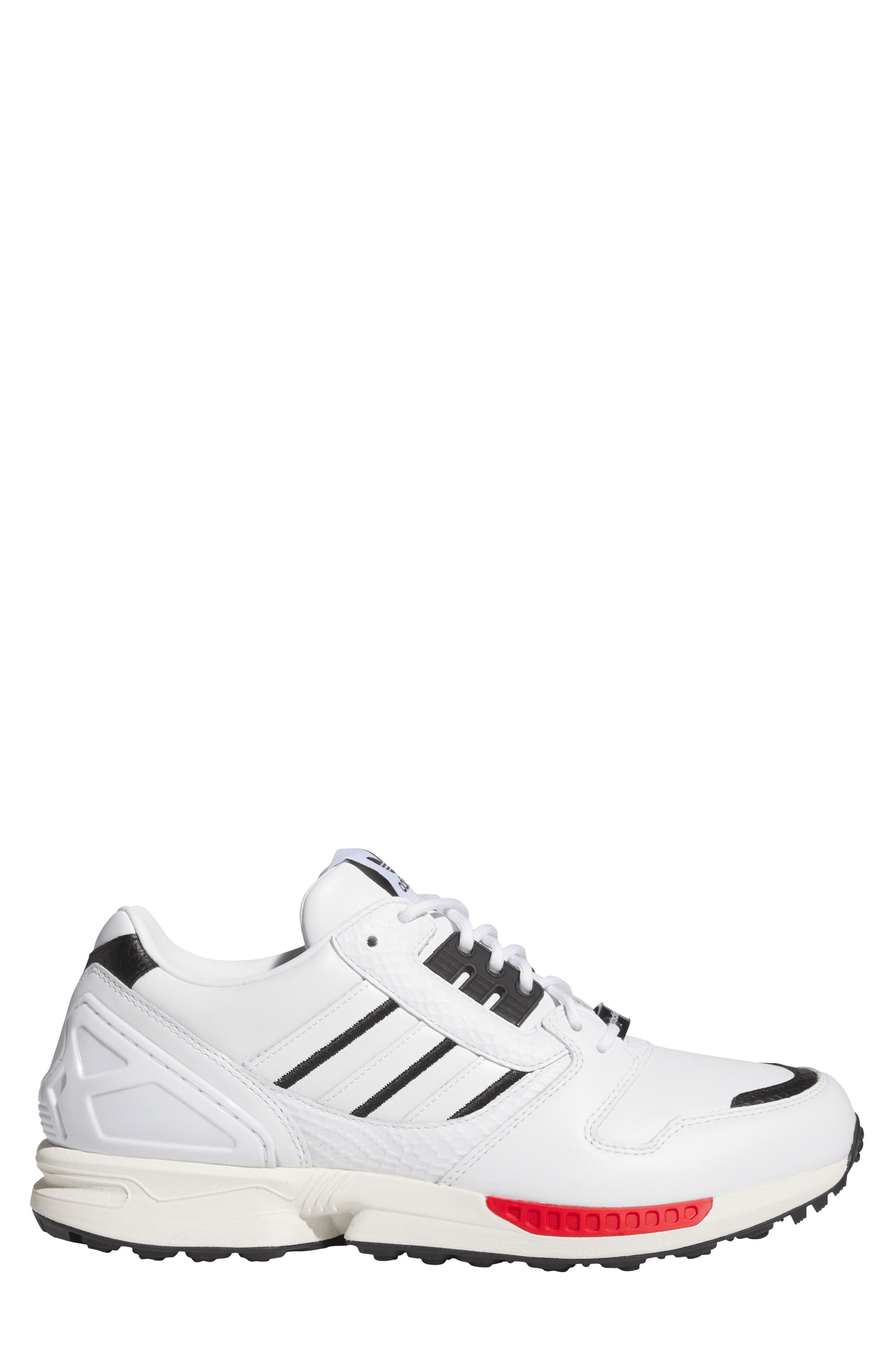 adidas ZX 8000 Spikeless Golf Shoe, Alternate, color, White/ White/ Black