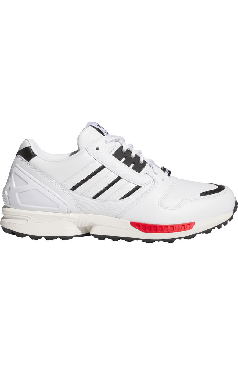 adidas ZX 8000 Spikeless Golf Shoe, Alternate, color, White/ White/ Black
