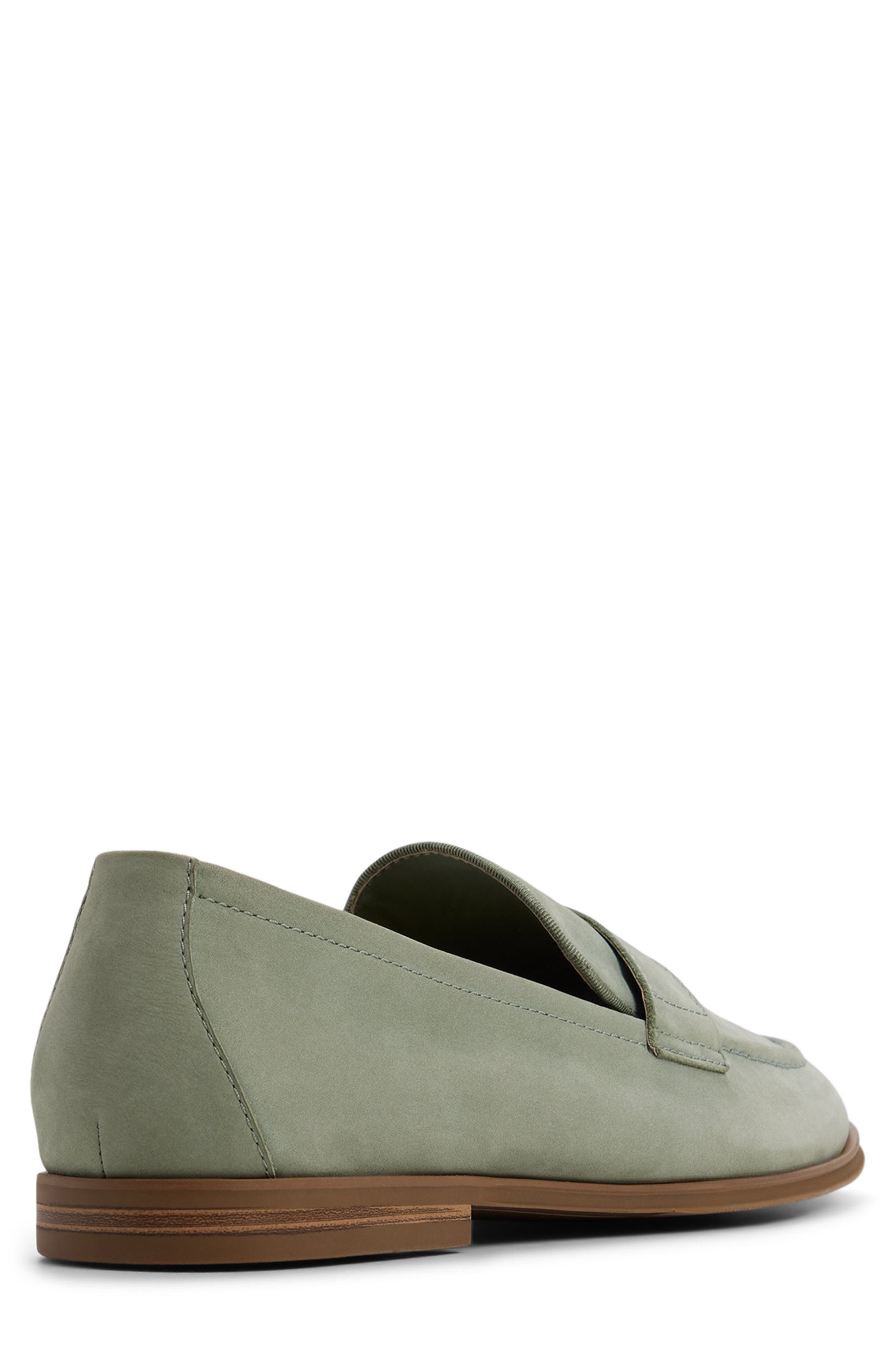 ALDO Journey Penny Loafer, Alternate, color, Light Sage