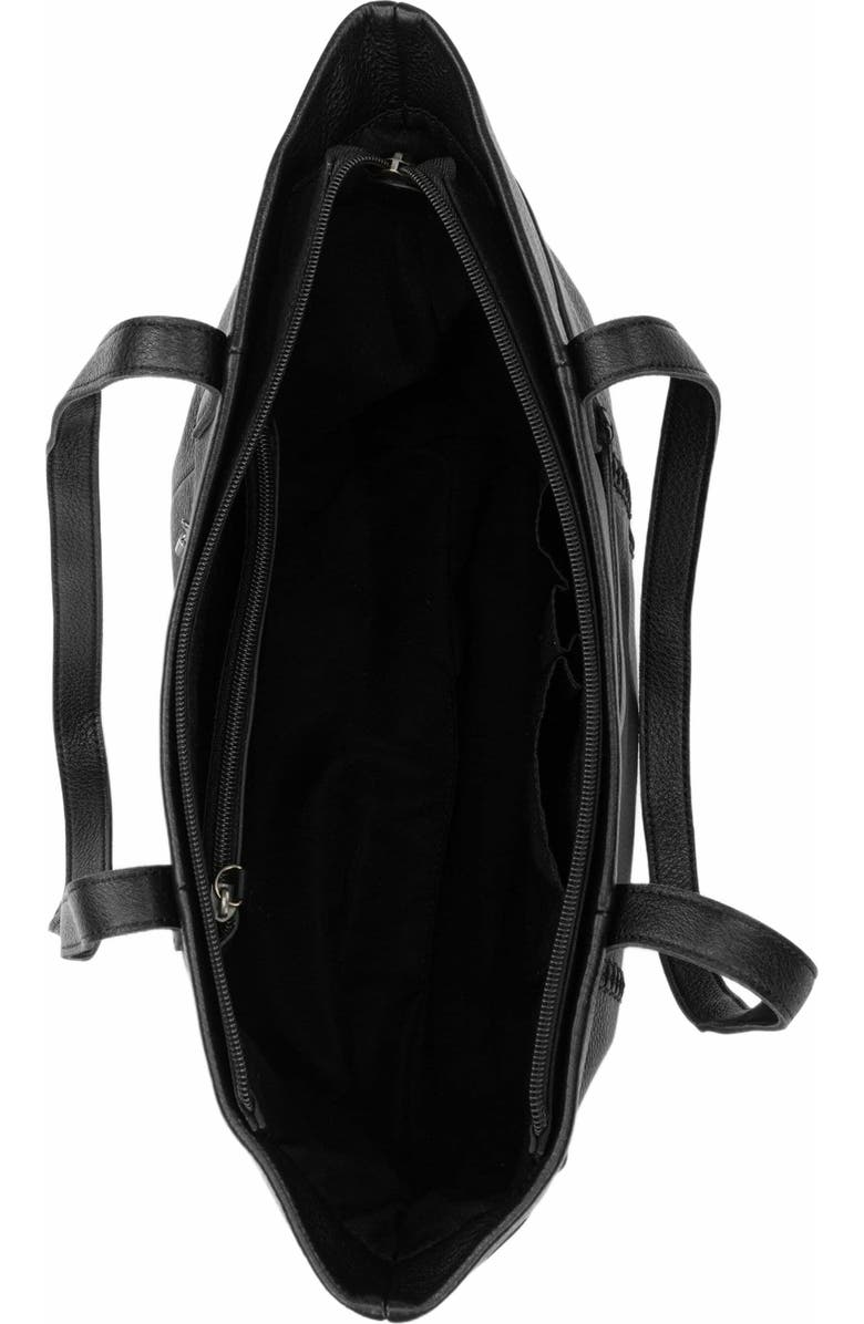 The Sak Metro Tote Bag - Leather, Alternate, color, Black