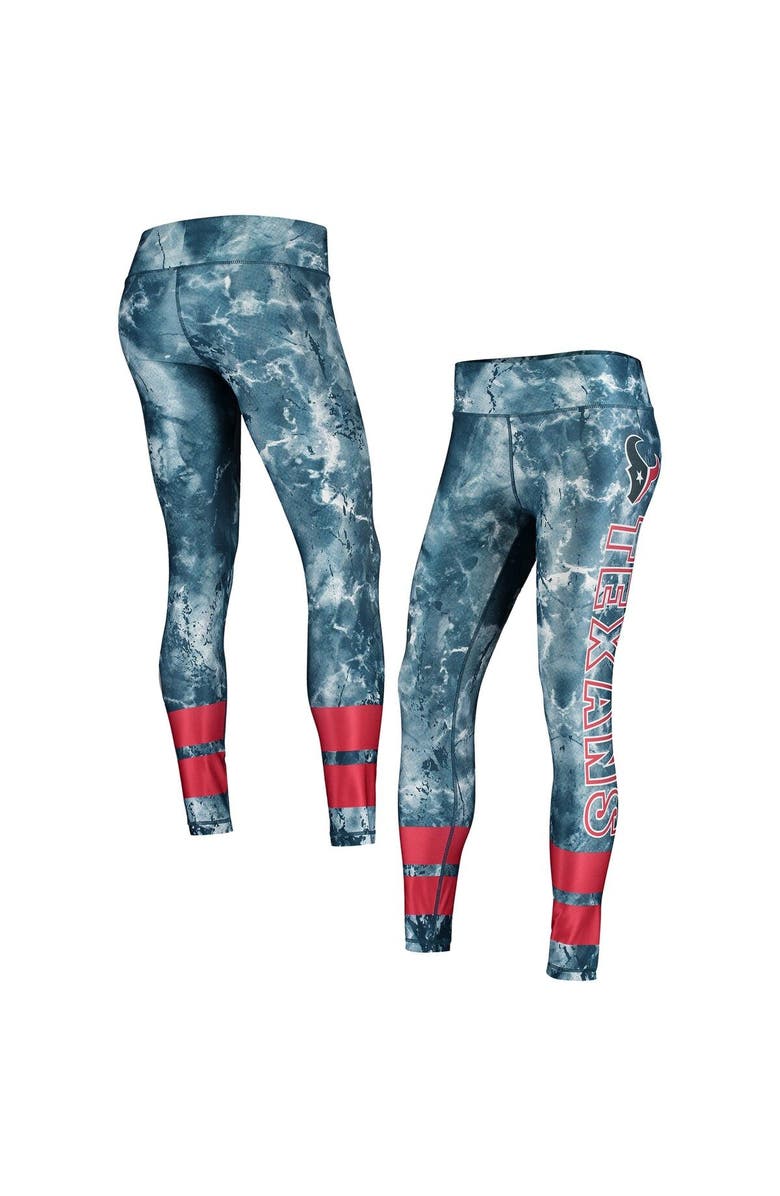 CONCEPTS SPORT Women's Concepts Sport Navy/Red Houston Texans Dormer Knit Leggings, Main, color,