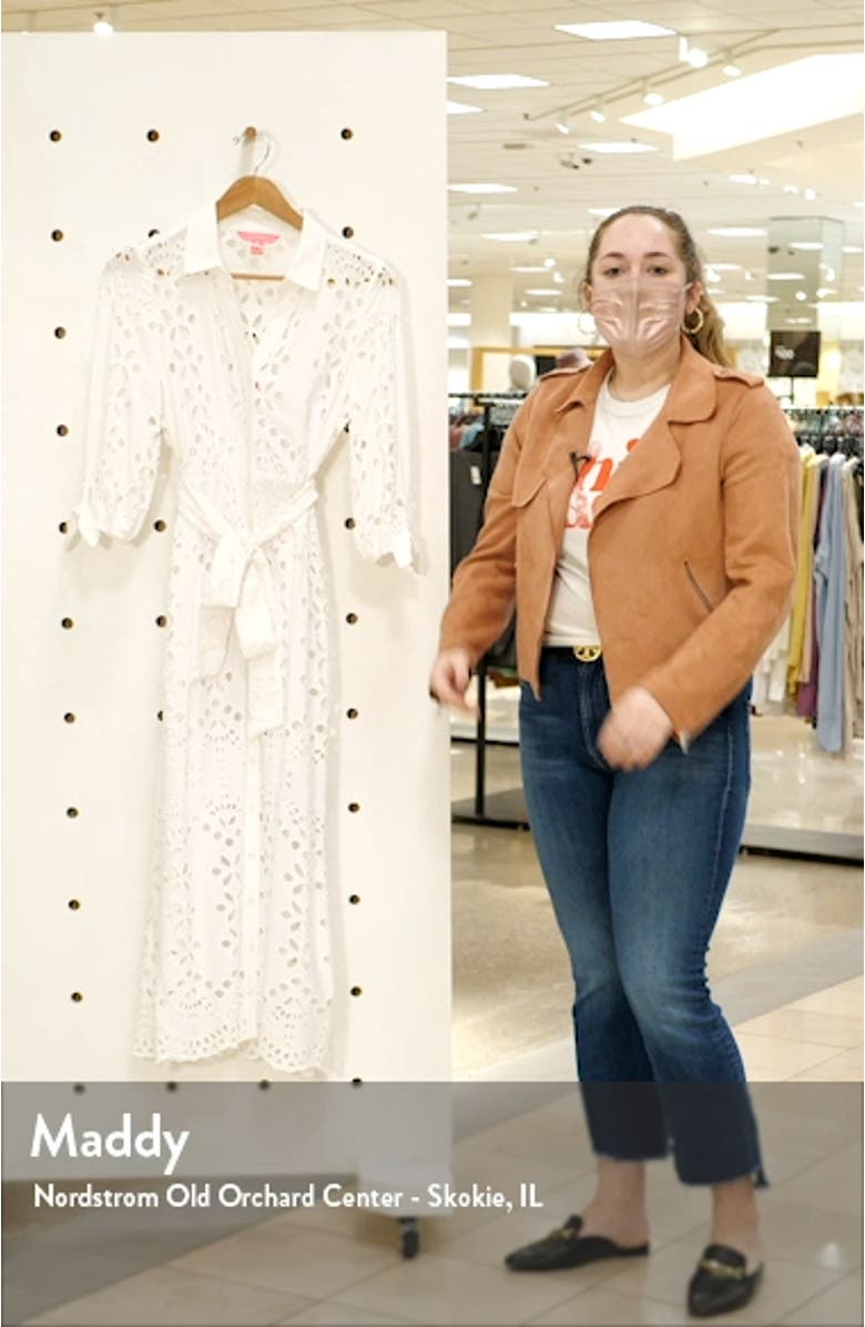 Amrita Eyelet Embroidered Shirtdress, sales video thumbnail