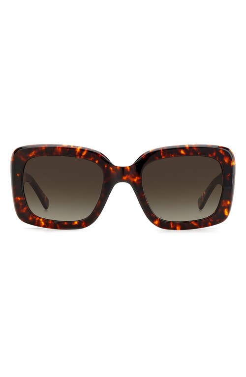 Kate Spade New York Bellamys 52mm Gradient Rectangular Sunglasses In Multi