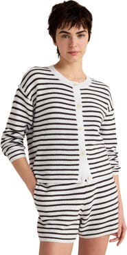 Haven Well Within Cotton Stripe Cardigan