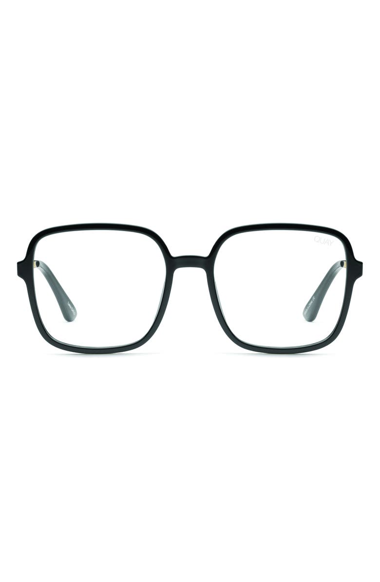QUAY Australia 9 to 5 56mm Blue Light Blocking Glasses, Main, color, 