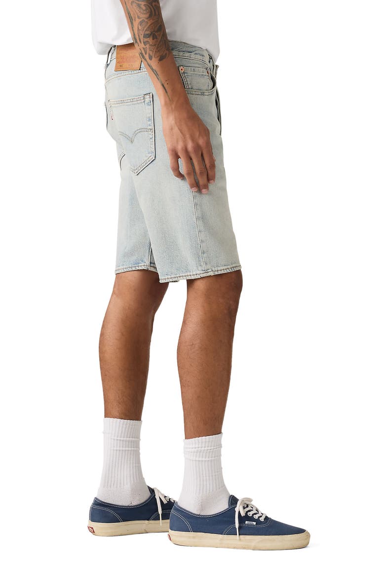 501® Original Denim Shorts, Alternate, color, NEVER ON TIME SHORTS