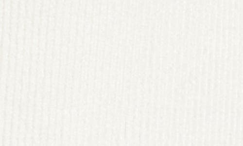 Shop Karen Kane Rib Short Sleeve Cardigan In White