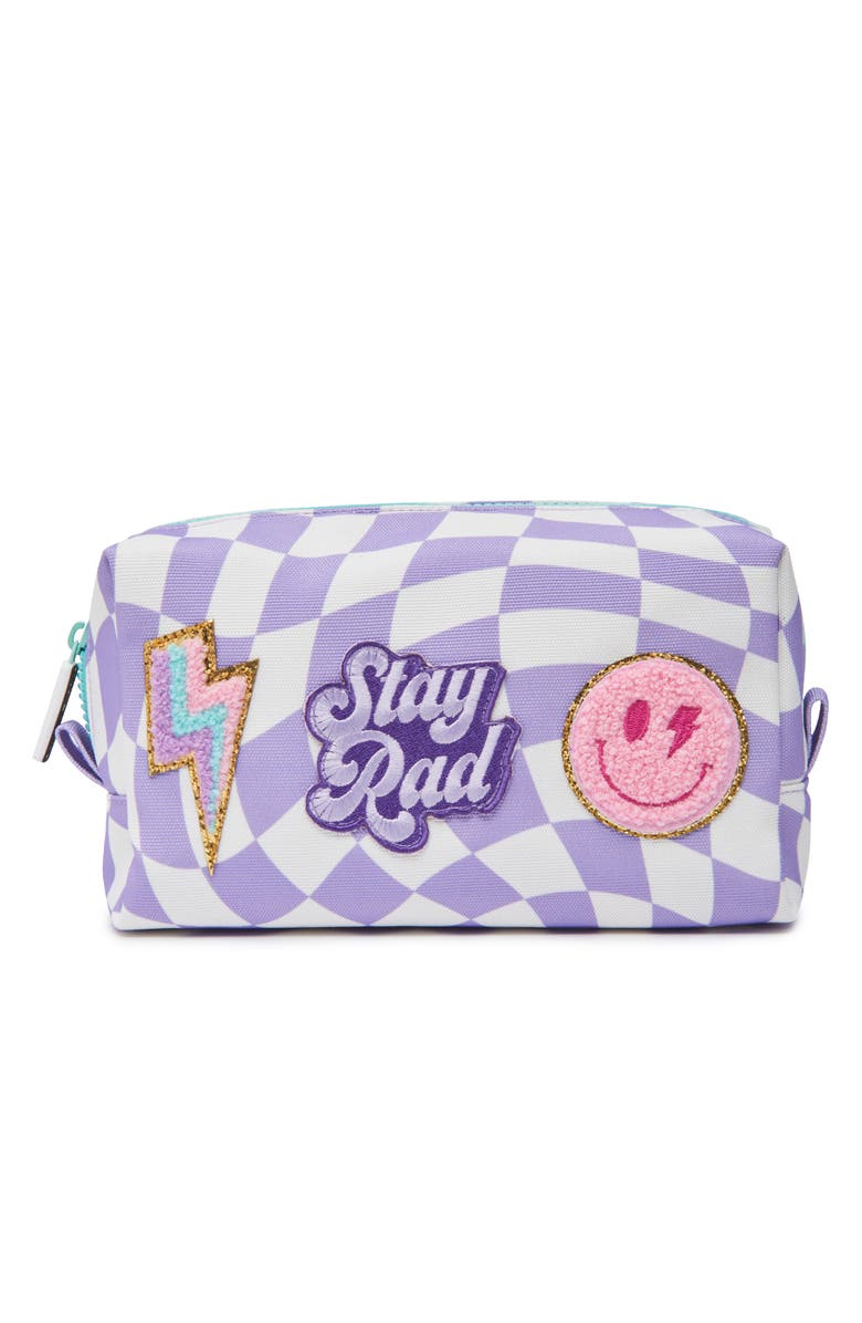 Little Chicken Kids
 Patched Pouch, Main, color, Purple Checker