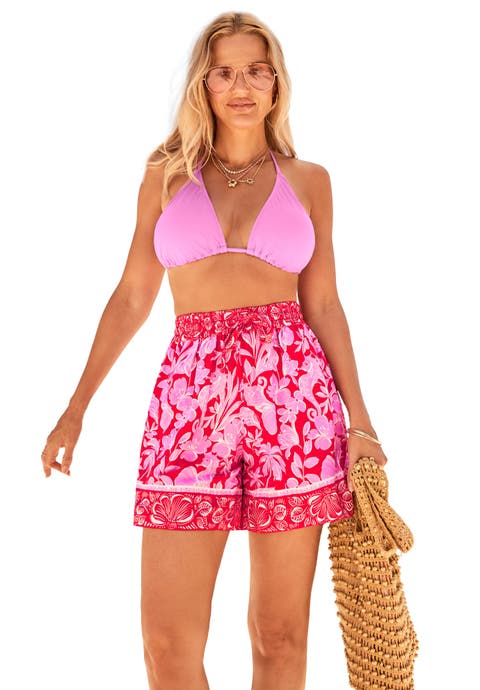 Tie-Front Cover Up Shorts