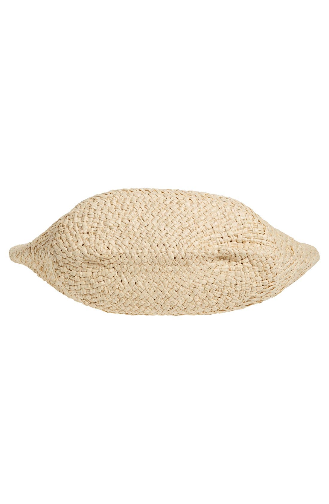 Woven Straw Tote, Alternate, color, NATURAL