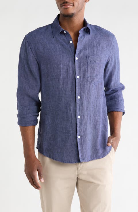 Linen Button-Up Shirt