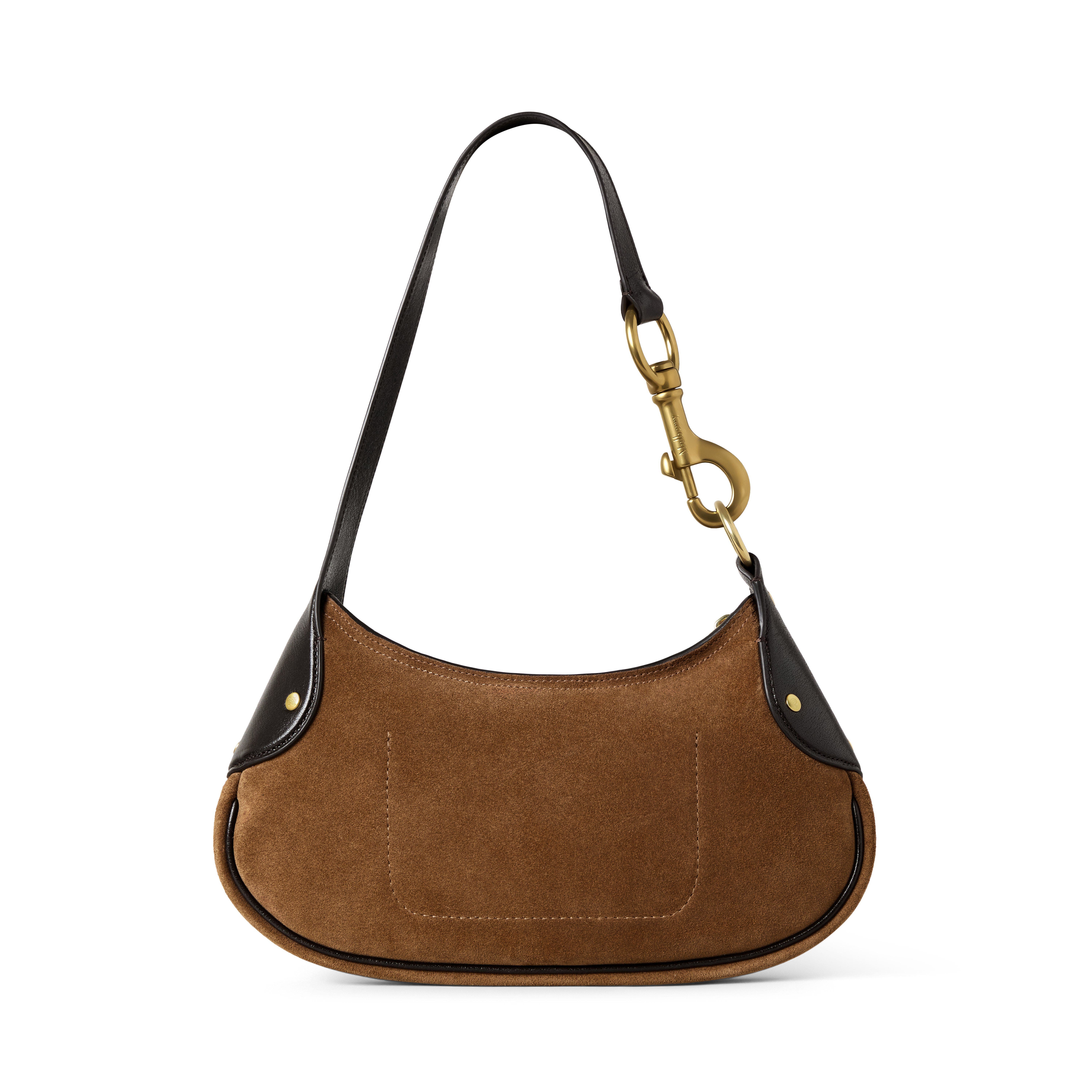Mulberry Small Hackney Suede Shoulder Bag, Alternate, color, 
