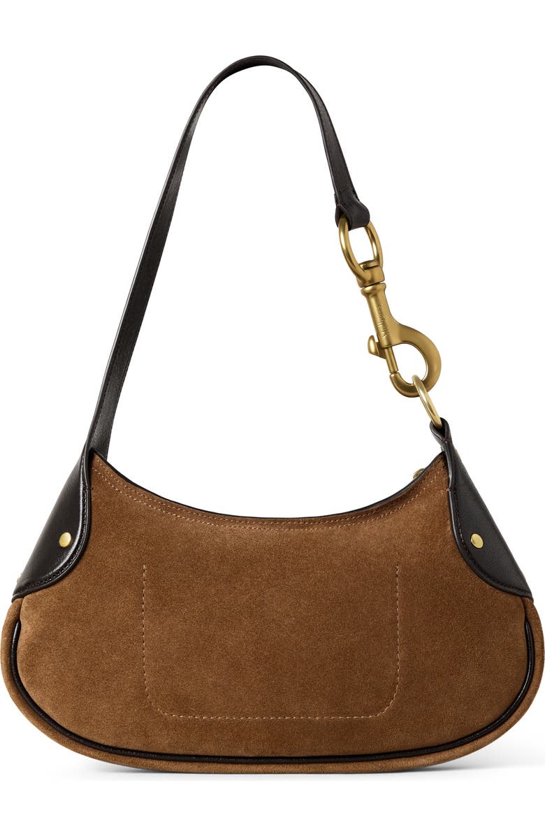 Mulberry Small Hackney Suede Shoulder Bag, Alternate, color,